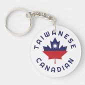 Canadese Taiwanese roots Sleutelhanger (Voorkant)