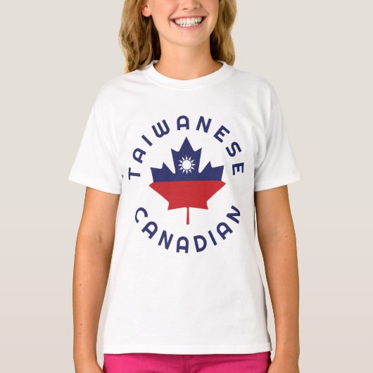 Canadese Taiwanese roots T-shirt (Voorkant)