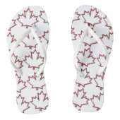 Canadese Teenslippers van Maple Leaf (Voetbed)