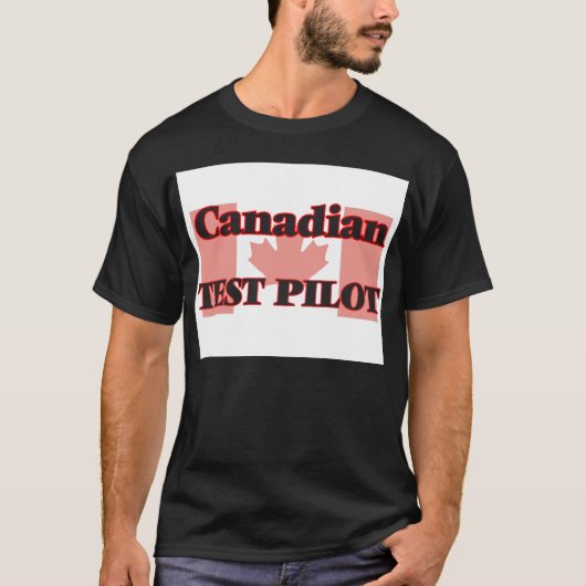 Canadese testpiloot t-shirt (Voorkant)