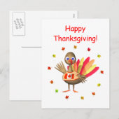 Canadese Thanksgiving Baby Turkije Feestdagenkaart (Voorkant / Achterkant)