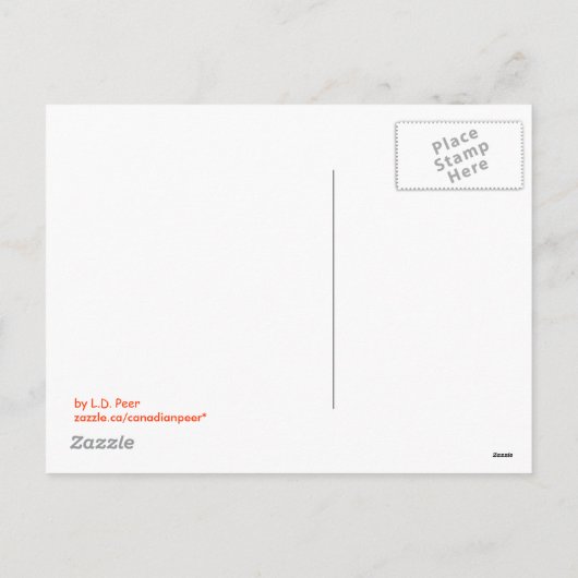 Canadese Thanksgiving Baby Turkije Feestdagenkaart (Achterkant)