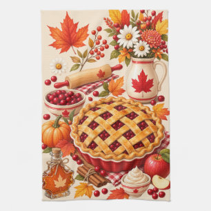 Canadese Thanksgiving Taart Sociaal Theedoek