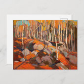  Canadese Tom Thomson Birch Grove Painting Briefkaart (Voorkant / Achterkant)