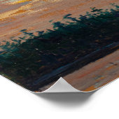  Canadese Tom Thomson schilder Sunset Skies Poster (Hoek)