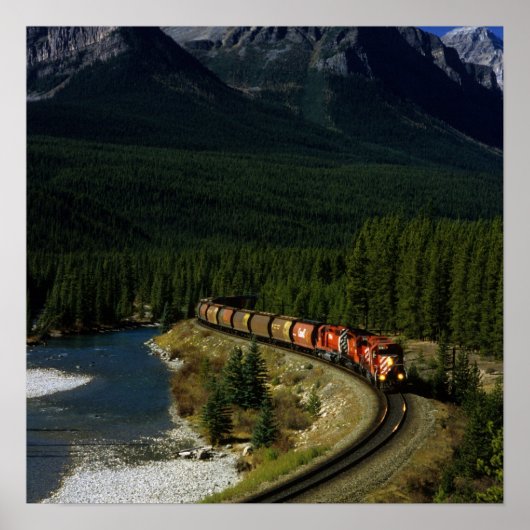 Canadese trein poster (Voorkant)