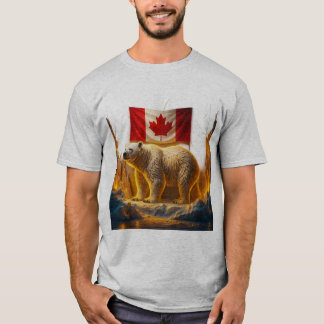 "Canadese trots ijsbeer T-shirt – Majestueuze wild