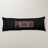 Canadese trots lichaamskussen (Achterkant)