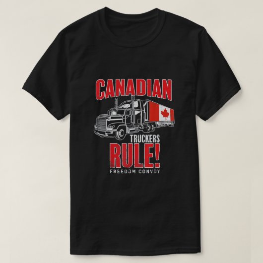 Canadese truckers t-shirt (Design voorkant)