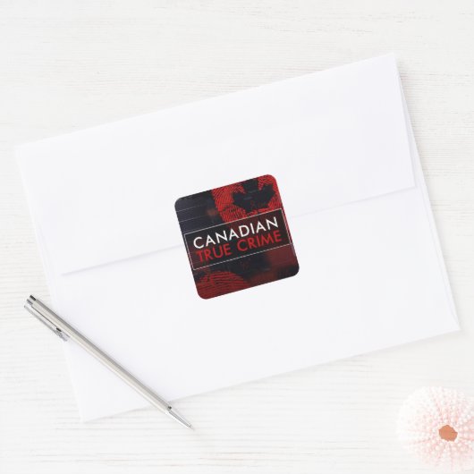 Canadese True Crime stickers (Envelop)
