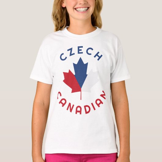Canadese Tsjechische roots T-shirt (Voorkant)
