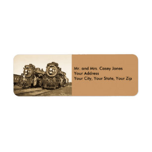 Canadese tweelinglocomotieven -  etiket