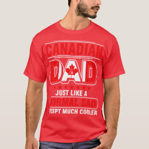 Canadese vader is gewoon een normale vader, behalv t-shirt