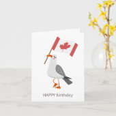 Canadese Verjaardagskaart – Gefeliciteerd met je v Kaart (Gele Bloem)