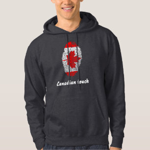 Canadese vingerafdrukvlag hoodie