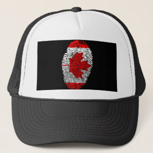 Canadese vingerafdrukvlag trucker pet