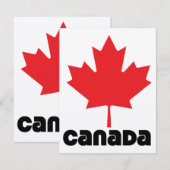 Canadese vlag (Voorkant / Achterkant)