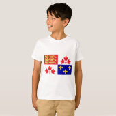 Canadese vlag (1964) t-shirt (Voorkant volledig)