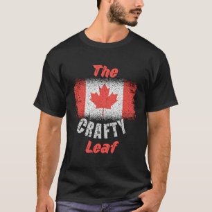 Canadese vlag 1 juli Crafty Maple Leaf Canada T-shirt