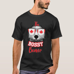 Canadese Vlag 1 juli De Bossy Beaver Canada T-shirt