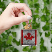 Canadese vlag 2 sleutelhanger (Hand)