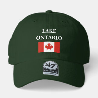 Canadese vlag aan het Ontariomeer Trucker Pet