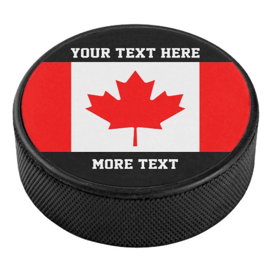 Canadese vlag aangepaste hockey puck sport cadeau  (3/4)