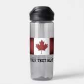 Canadese vlag aangepaste plastic waterfles (Achterkant)