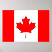 Canadese vlag Afdrukwaarde Poster Papiermatte (Voorkant)