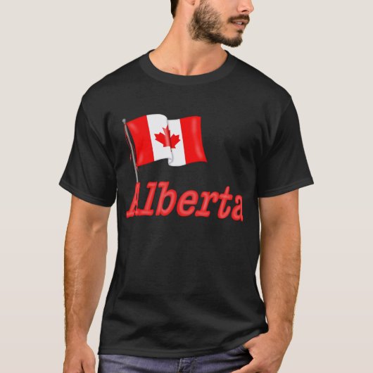 Canadese vlag - Alberta T-shirt (Voorkant)