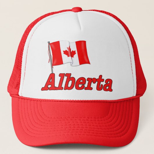 Canadese vlag - Alberta Trucker Pet (Voorkant)