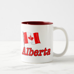 Canadese vlag - Alberta Tweekleurige Koffiemok