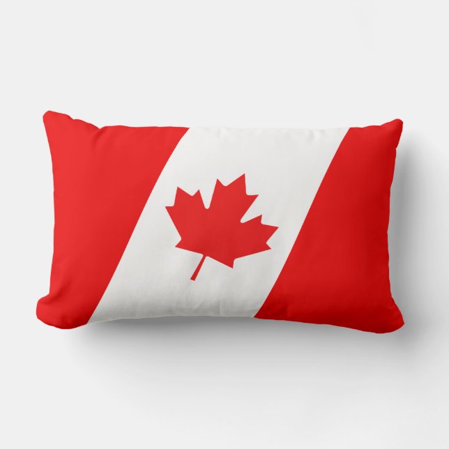 Canadese vlag Amerikaanse MoJo Pillow Kussen (Voorkant)