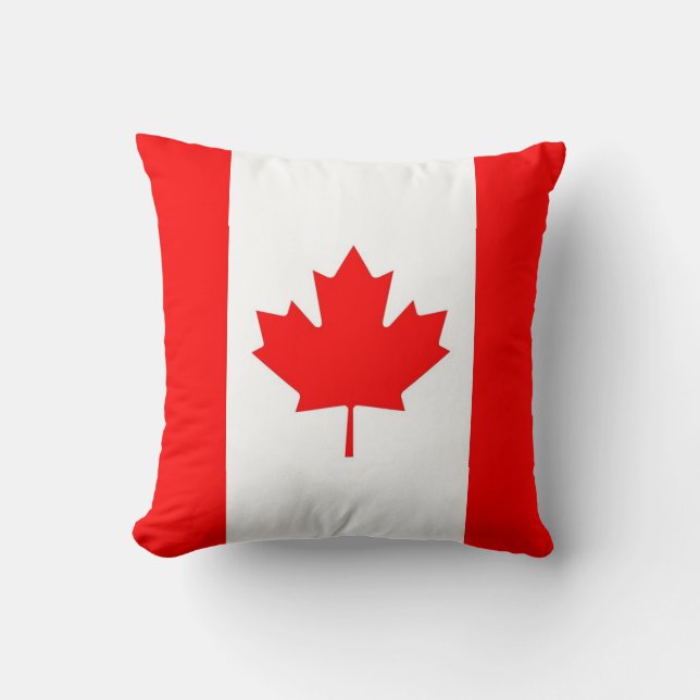 Canadese vlag Amerikaanse MoJo Pillow Kussen (Voorkant)