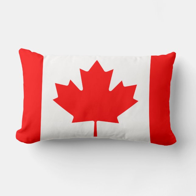 Canadese vlag Amerikaanse MoJo Pillow Kussen (Voorkant)