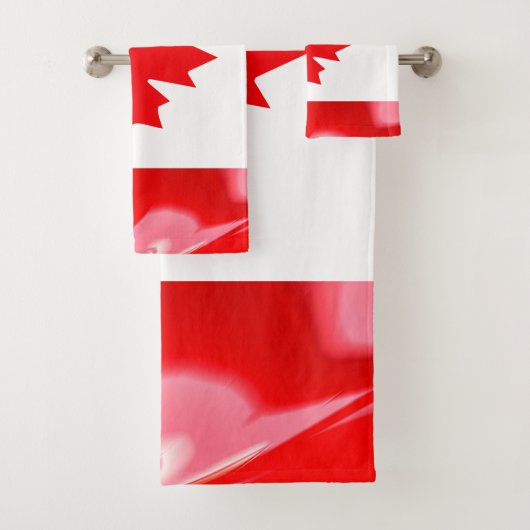 Canadese vlag bad handdoek (Insitu)