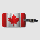Canadese vlag bagagelabel (Voorkant (horizontaal))