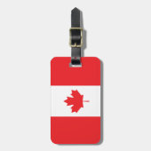 Canadese vlag bagagelabel (Voorkant verticaal)