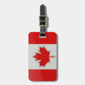 Canadese vlag - bagagelabel (Voorkant verticaal)