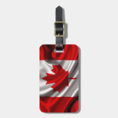 Canadese vlag bagagelabel (Voorkant verticaal)