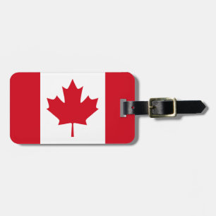Canadese vlag bagagelabel