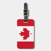Canadese vlag bagagelabel (Voorkant verticaal)