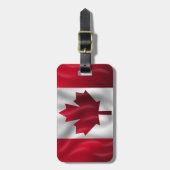 Canadese vlag bagagelabel (Voorkant verticaal)