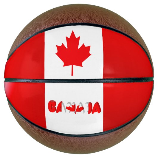 Canadese vlag basketbal (Voorkant)