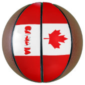 Canadese vlag basketbal (Verticaal)