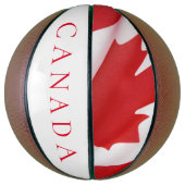 Canadese vlag basketbal (Verticaal)