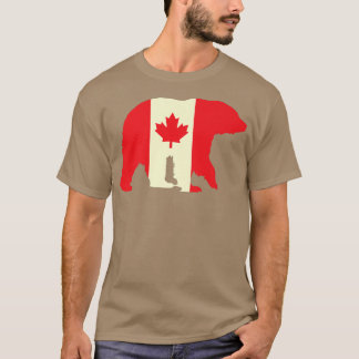 Canadese vlag Beer Canada Lover Canadian Roots Pre T-shirt