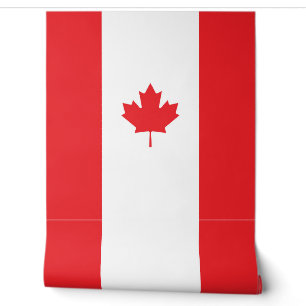 Canadese vlag behang