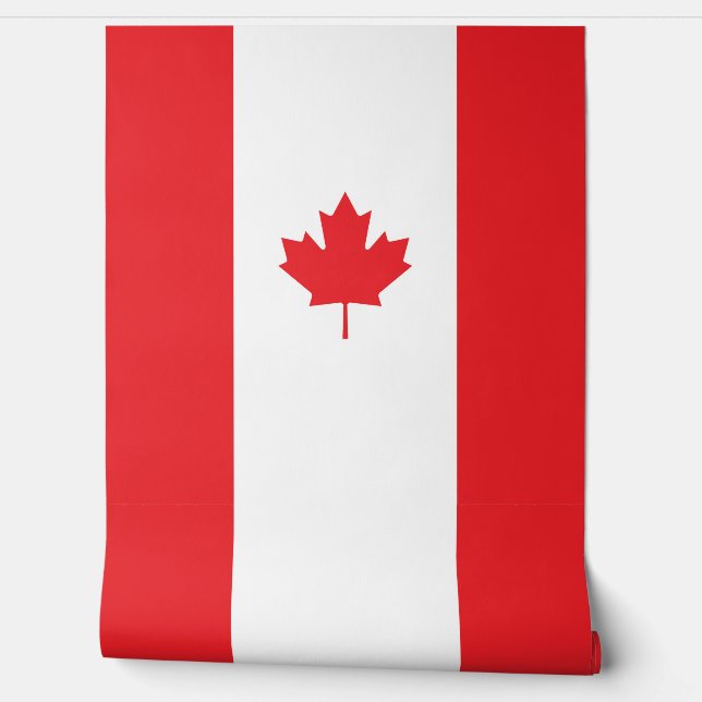 Canadese vlag behang (Afrollen)