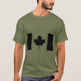 Canadese vlag: Blackout T-shirt
